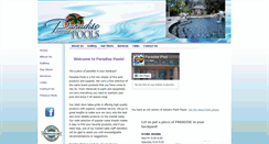 Desktop Screenshot of paradisepoolsretail.com